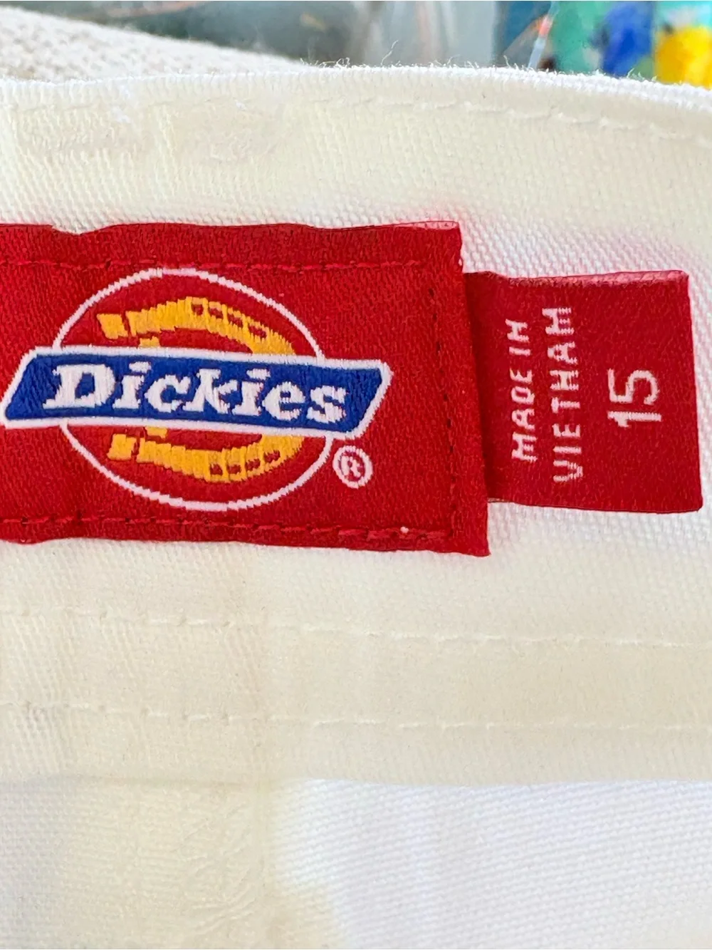 Dickies White High-Waist Women's Shorts